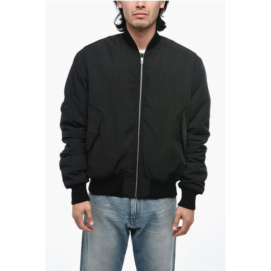 1989 Studio Gepolsterte Bomberjacke mit geprägtem Logo