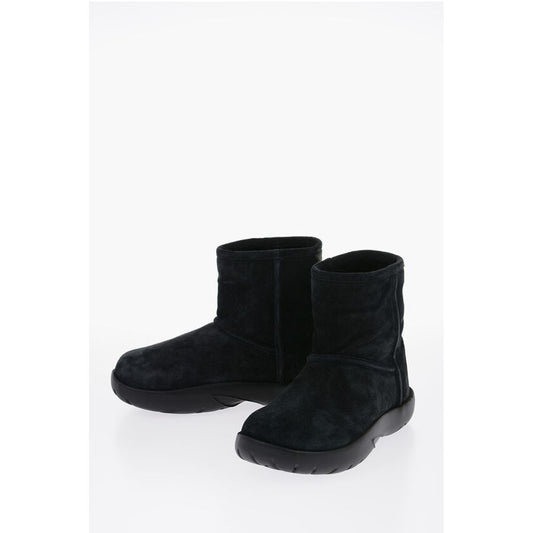 Bottega Veneta SNAP-Stiefel aus Shearling mit Logo-Applikation