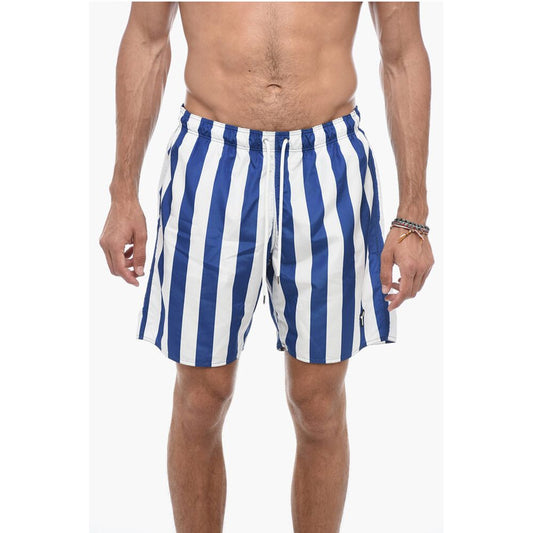 Yes I Am Badeshorts mit Streifenmuster