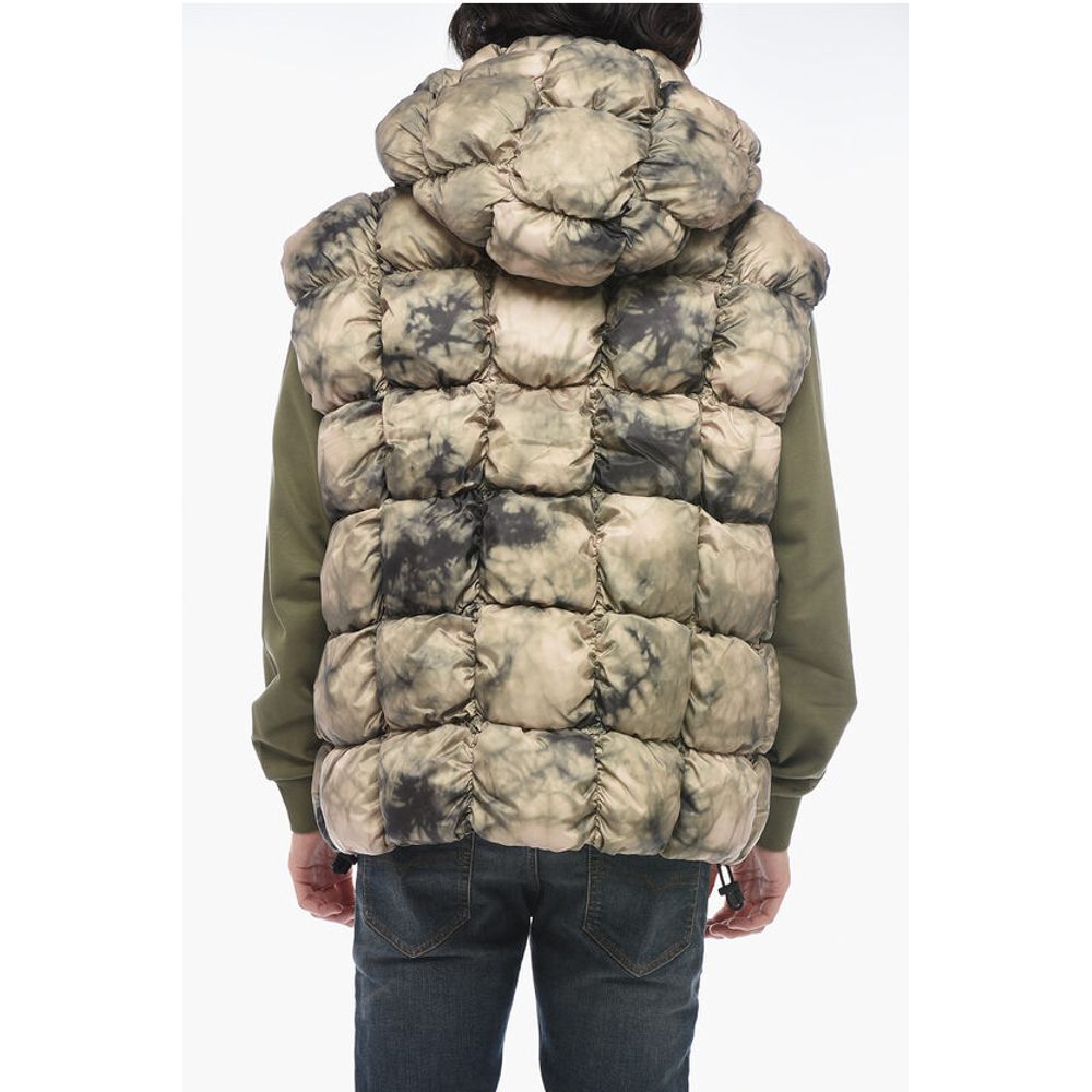 Diesel Gesteppte W-RALLE-SL Weste mit Tie-Dye Druck