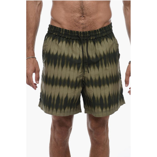 A.P.C. Tie Dye Print Boxer-Badeanzug