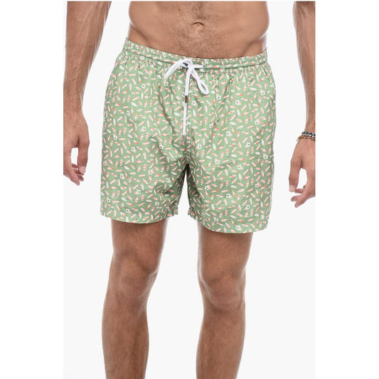 Barba Napoli Boxer-Badeanzug mit Blumendruck