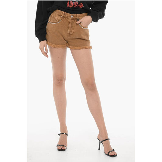 AllSaints HEIDI Shorts mit ausgefranstem Saum und Nieten