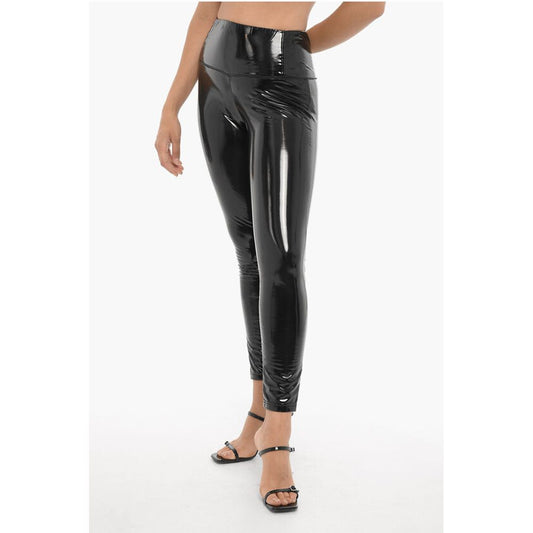 AllSaints Vinyl CORA Hose mit Kordelzug am Bund