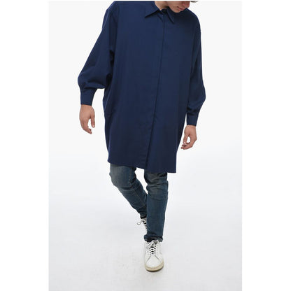 Destin Twill-Wolle LINDA Überhemd mit versteckter Knopfleiste