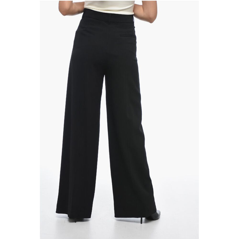 Krizia Palazzo-Hose mit verstecktem Verschluss