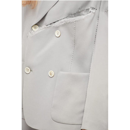 Undercover Zweireihiger Cut-out-Blazer mit Spitzendetails