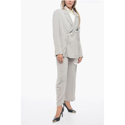 Undercover Zweireihiger Cut-out-Blazer mit Spitzendetails