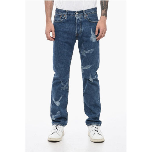 Levi's 3.PARADIS Straight Leg Bedruckte Jeans 18cm L.32