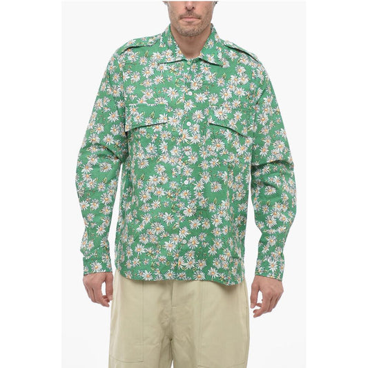 Rhude Langärmeliges Hemd mit Blumendruck