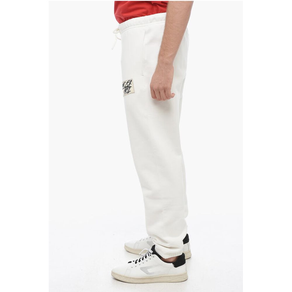 Moncler Fleece-Jogger mit Logo-Aufnäher