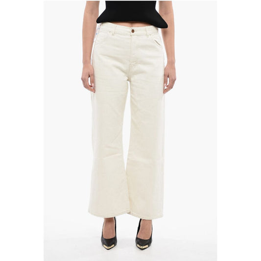 Chloé 5-Taschen-Palazzo-Hose aus Baumwollmischung