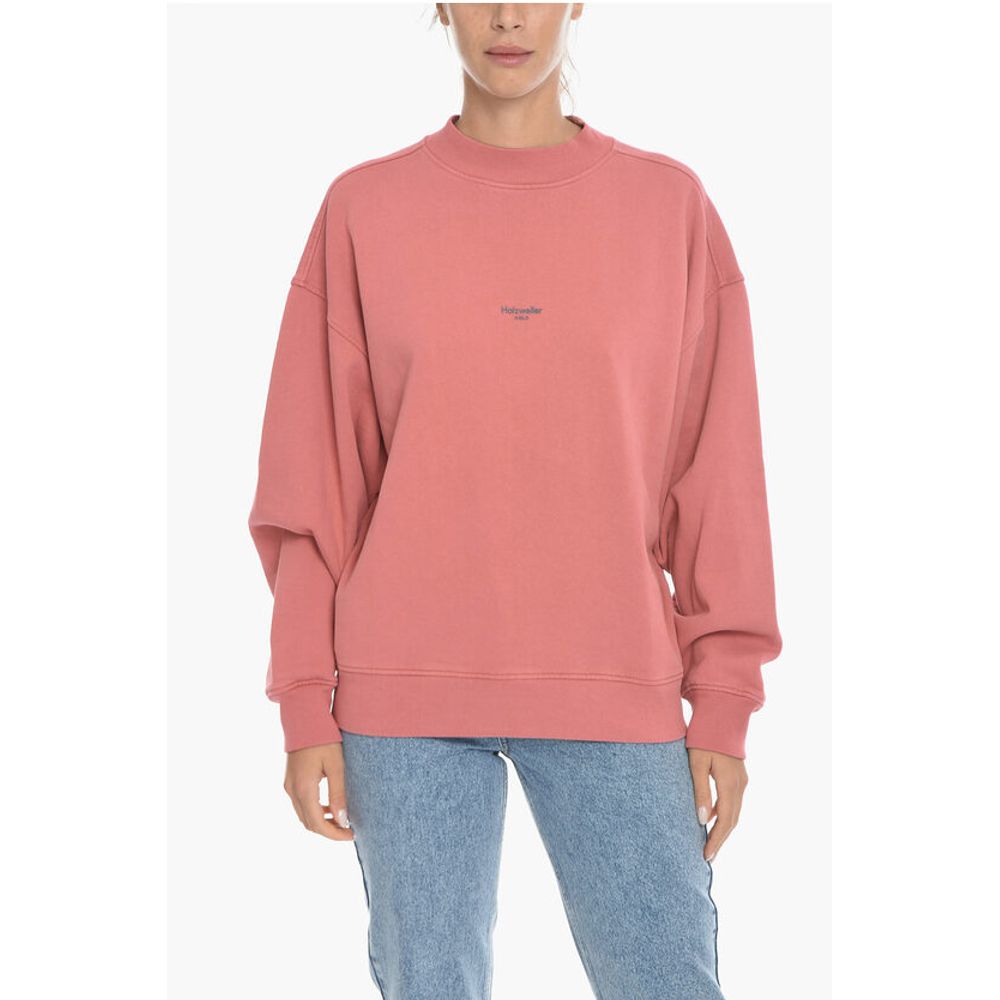 Holzweiler MEZZANINE OSLO Sweatshirt mit Rundhalsausschnitt aus gebürsteter Baumwolle