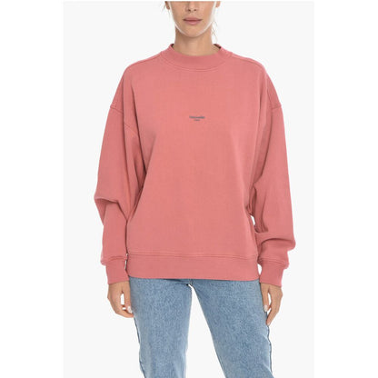 Holzweiler MEZZANINE OSLO Sweatshirt mit Rundhalsausschnitt aus gebürsteter Baumwolle