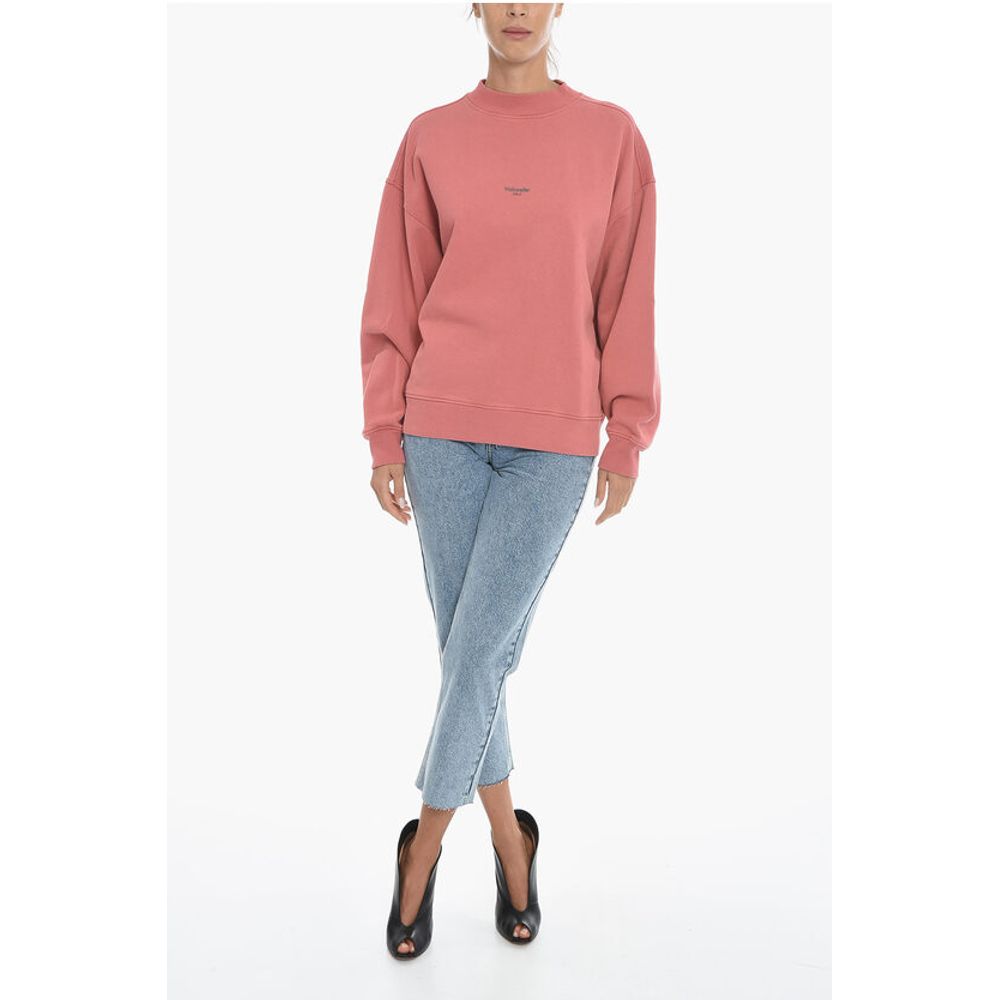 Holzweiler MEZZANINE OSLO Sweatshirt mit Rundhalsausschnitt aus gebürsteter Baumwolle