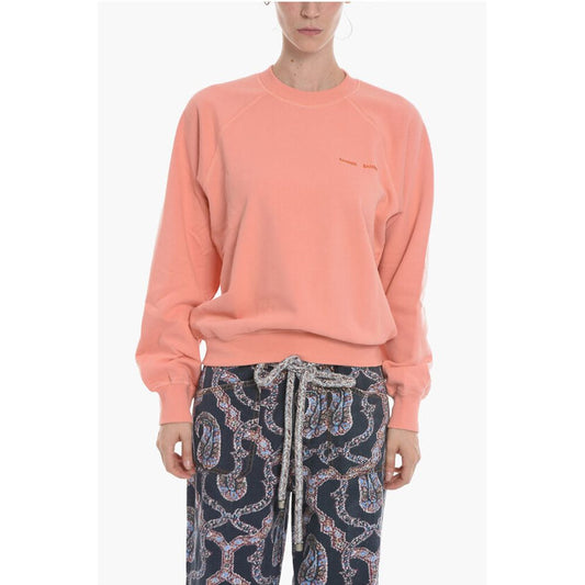 Samsoe Samsoe GITTA Sweatshirt mit Rundhalsausschnitt und seitlicher Logo-Stickerei
