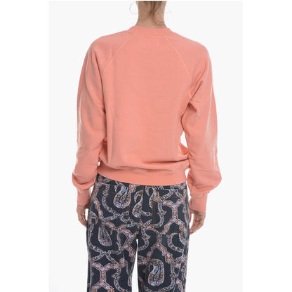 Samsoe Samsoe GITTA Sweatshirt mit Rundhalsausschnitt und seitlicher Logo-Stickerei