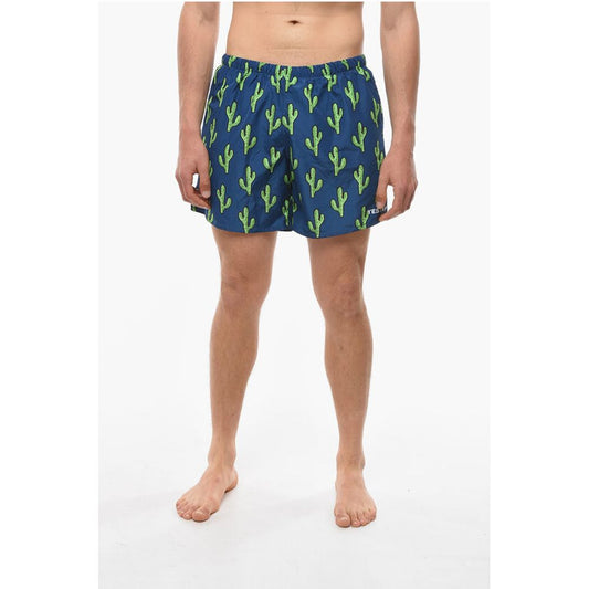 Yes I Am All Over Kaktus bedruckte Badeshorts