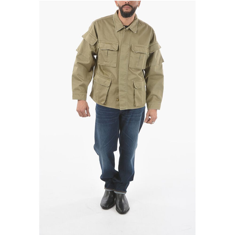 14 BROS Mit Logo bestickte Sharan-Jacke
