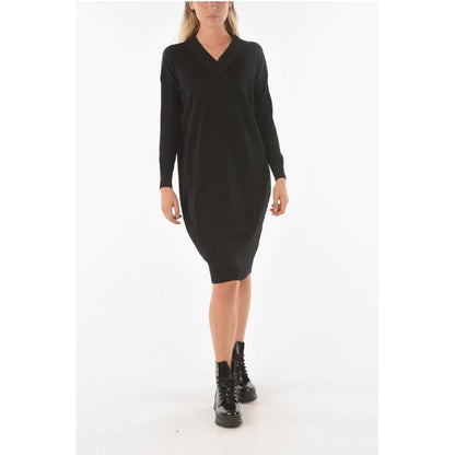 Ixos Gestricktes SWAPS Midikleid mit V-Ausschnitt