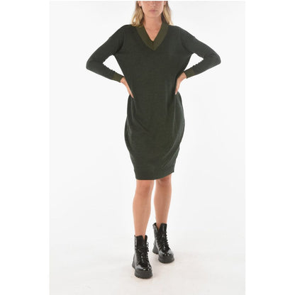 Ixos Gestricktes SWAPS Midikleid mit V-Ausschnitt