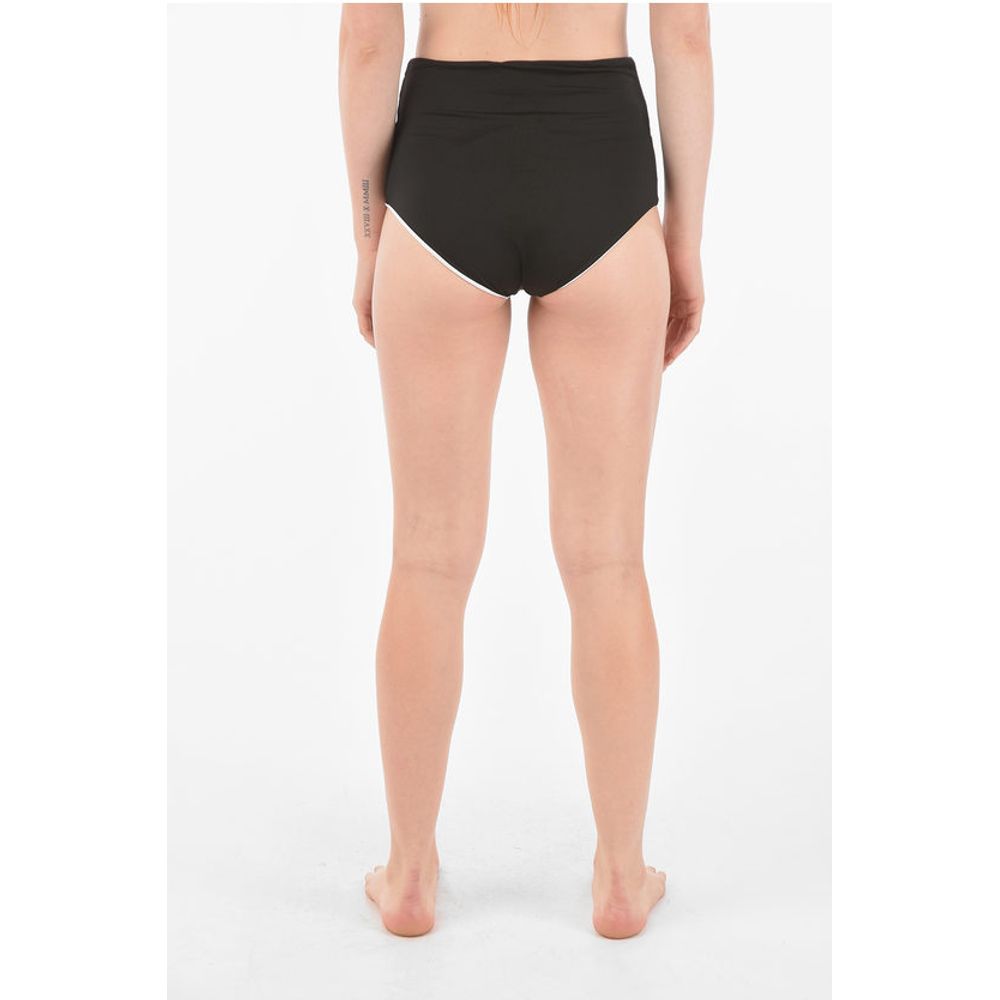 Diesel Bedruckter Logo-Bikinislip mit hoher Taille