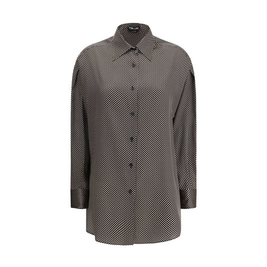 Tom Ford Seiden-Polka-Dot-Hemd