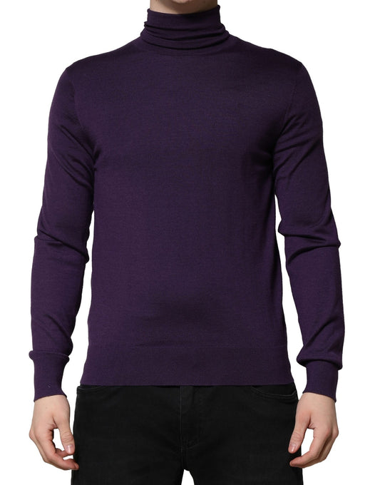 Dolce & Gabbana Lila Kaschmir-Rollkragenpullover