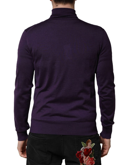 Dolce & Gabbana Lila Kaschmir-Rollkragenpullover
