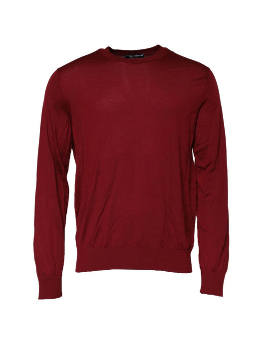Dolce & Gabbana Braunes Kaschmir Sweatshirt mit Rundhalsausschnitt Pullover