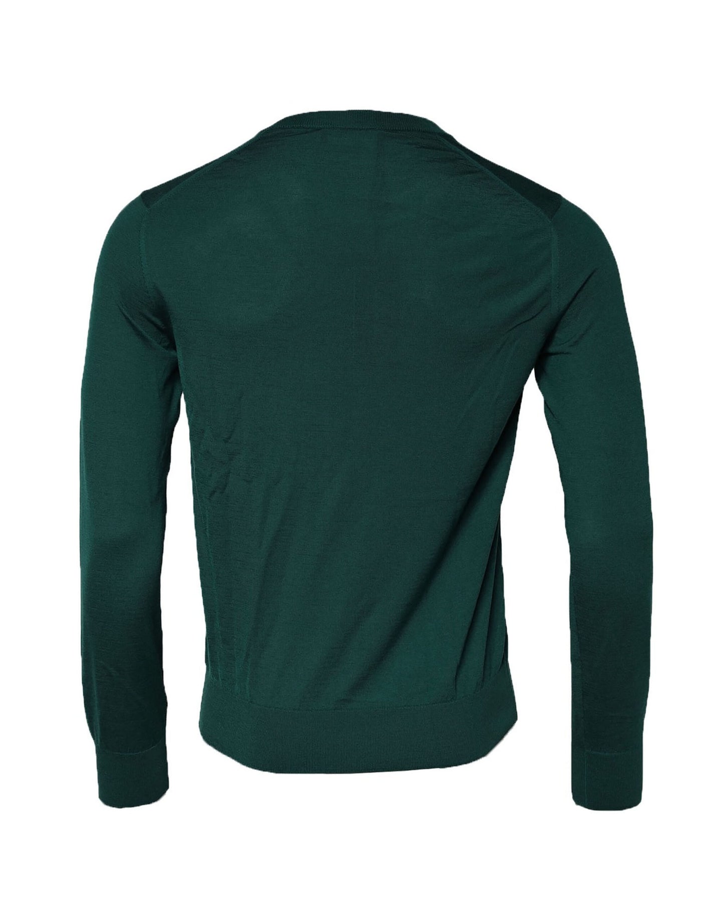 Dolce & Gabbana Grünes Kaschmir-Rundhals-Sweatshirt Pullover