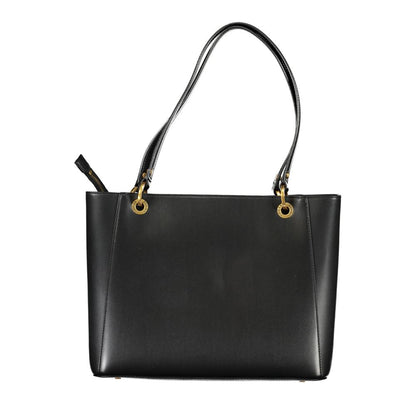 Guess Jeans Schwarze Polyethylen-Handtasche