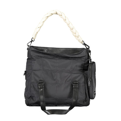 Desigual Schwarze Polyester Handtasche