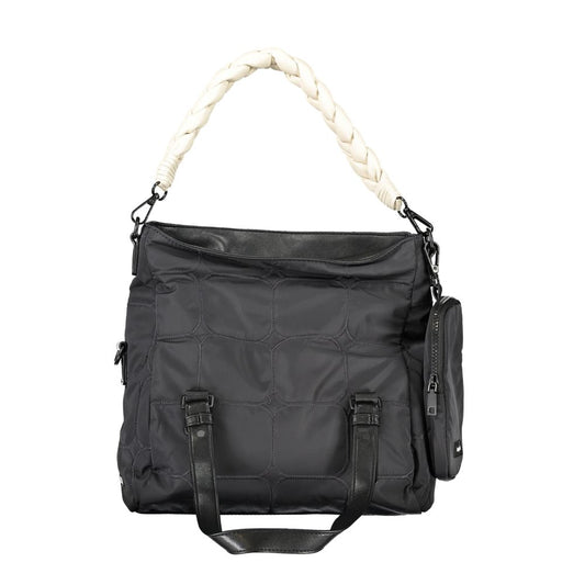 Desigual Schwarze Polyester Handtasche