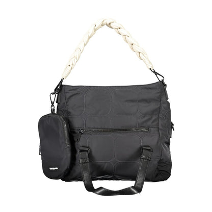 Desigual Schwarze Polyester Handtasche