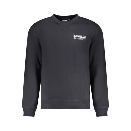 Napapijri Schwarzer Baumwollpullover für Männer