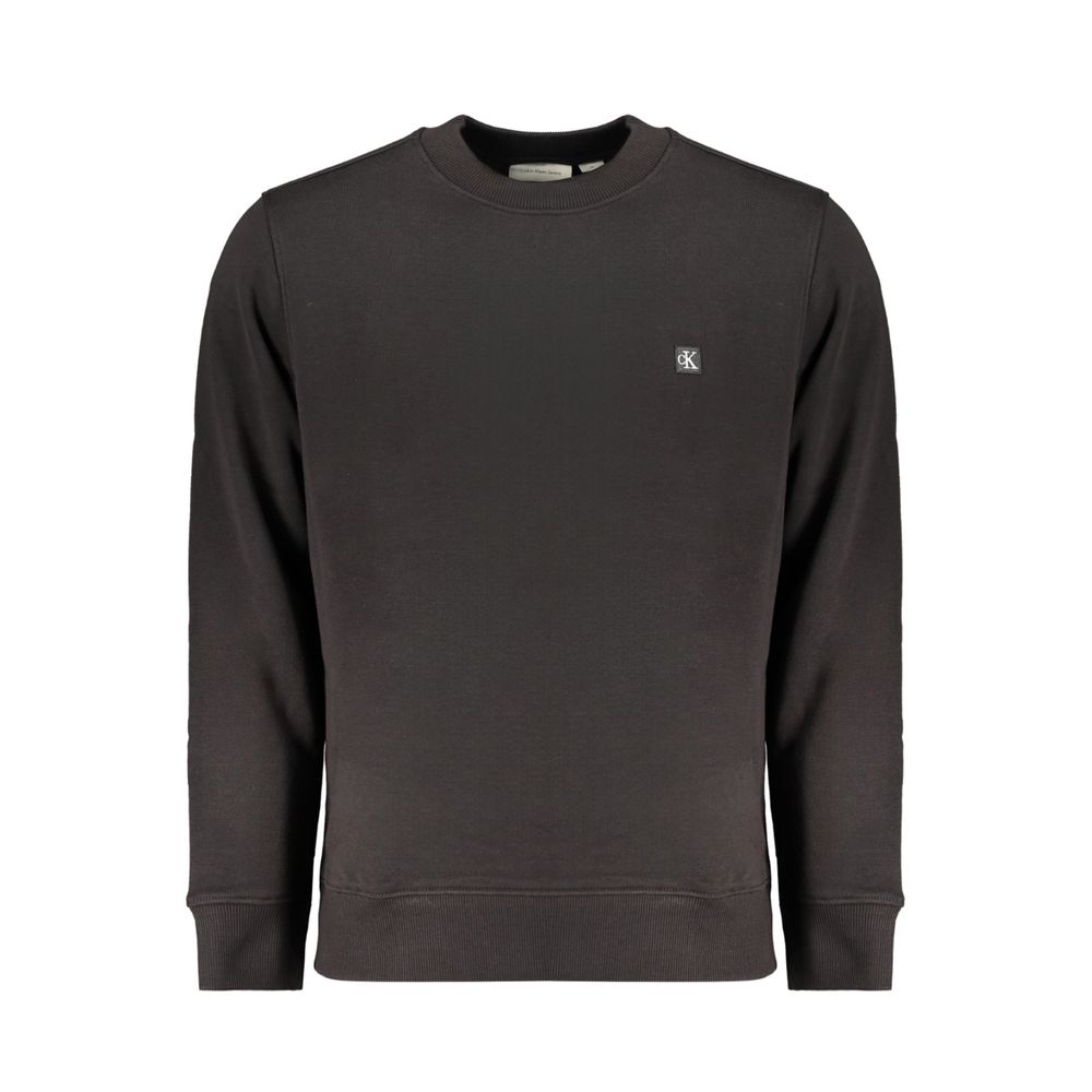 Calvin Klein Schwarzer Baumwollpullover für Männer