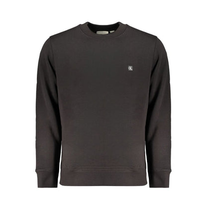 Calvin Klein Schwarzer Baumwollpullover für Männer