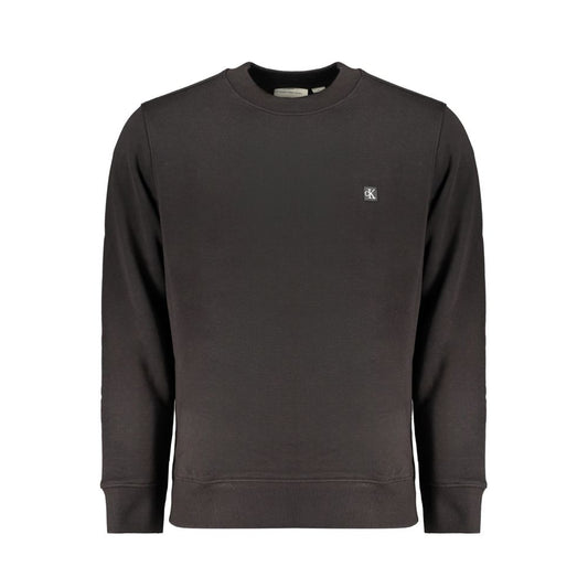Calvin Klein Schwarzer Baumwollpullover für Männer