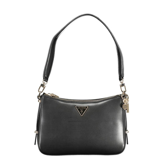 Guess Jeans Schwarz Polyethylen Frauen Handtasche