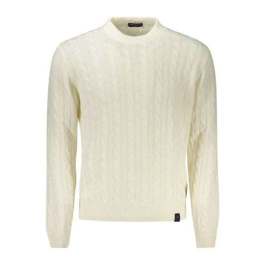 North Sails Weißer Pullover aus Wolle für Männer
