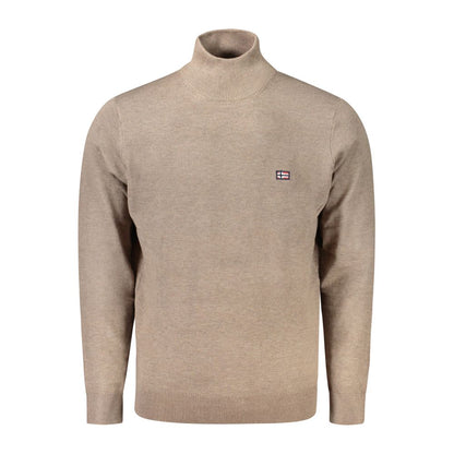 Norway 1963 Brauner Polyamid-Pullover für Männer