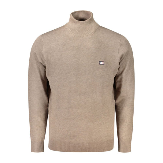 Norway 1963 Brauner Polyamid-Pullover für Männer