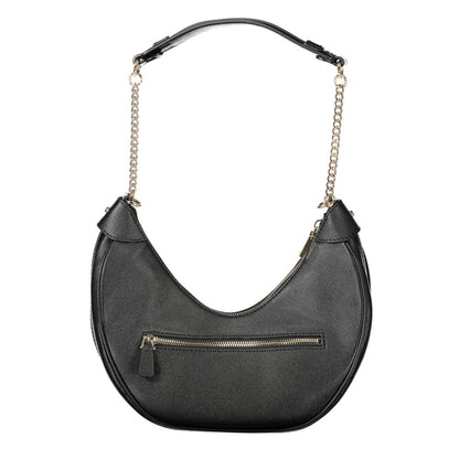 Guess Jeans Schwarz Polyethylen Frauen Handtasche