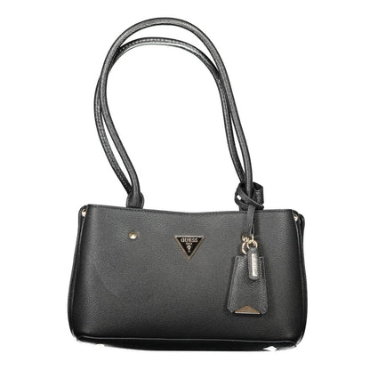 Guess Jeans Schwarz Polyethylen Frauen Handtasche
