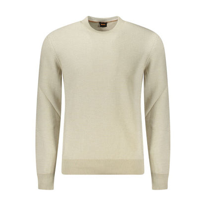 Hugo Boss Beige Baumwolle Männer Pullover