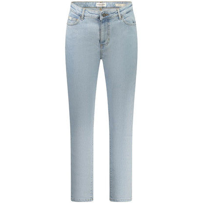 Guess Jeans Hellblaue Skinny-Jeans aus Baumwolle für Frauen