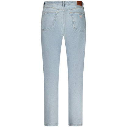 Guess Jeans Hellblaue Skinny-Jeans aus Baumwolle für Frauen