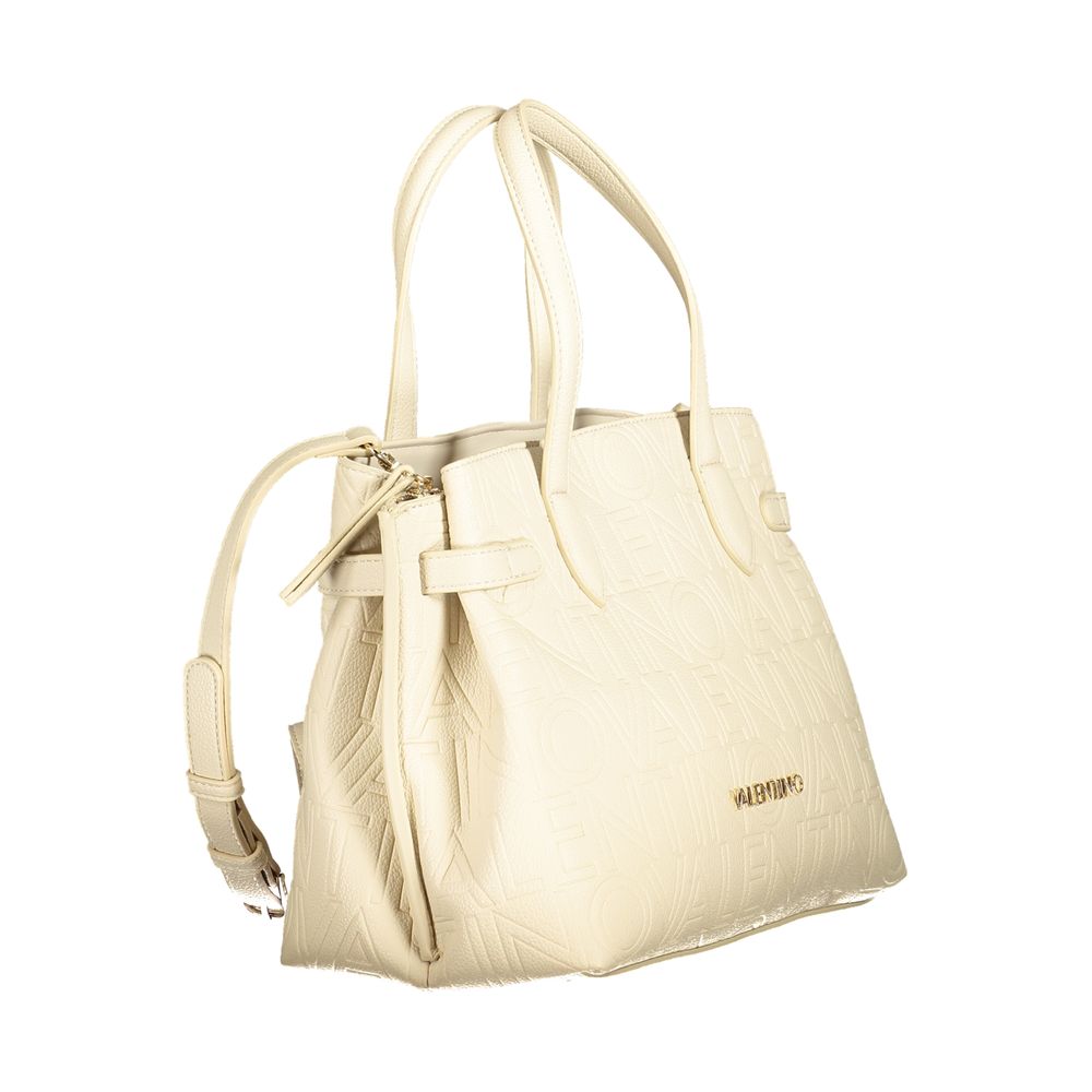 Mario Valentino Beige Polyethylen Frauen Handtasche