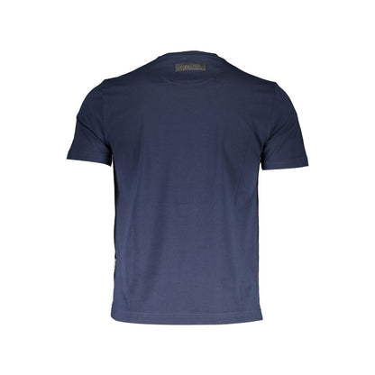 Plein Sport Blau Baumwolle Männer T-Shirt